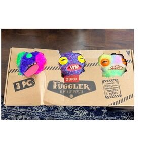 Zuru Fuggler Laboratory Misfits Edition 3 Piece Set Funny Ugly Monster Plush